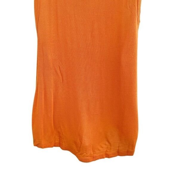 Free People Take The Plunge Tank Top Women’s Large Orange Relaxed Fit NWT - Picture 7 of 11